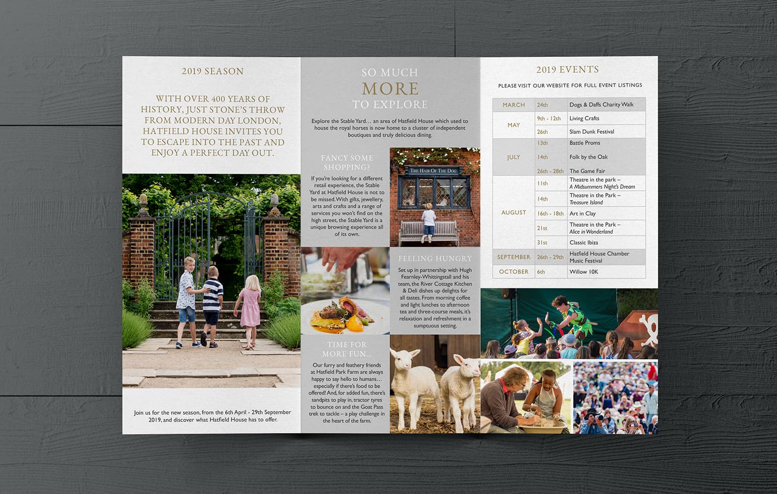 Hatfield Park - Leaflet Design - Howl & Bray